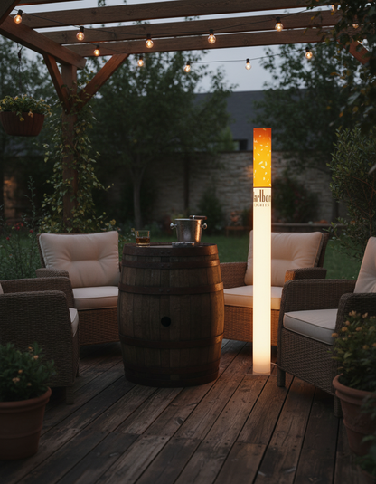 oversized marlboro lamp, bourbon bar decor, man cave light, marlboro floor lamp, whiskey lounge decor, home pub lighting, giant cigarette lamp, bar cabinet light, speakeasy lamp, retro bourbon decor, whiskey gifts, statement pub lamp, bar neon glow  

