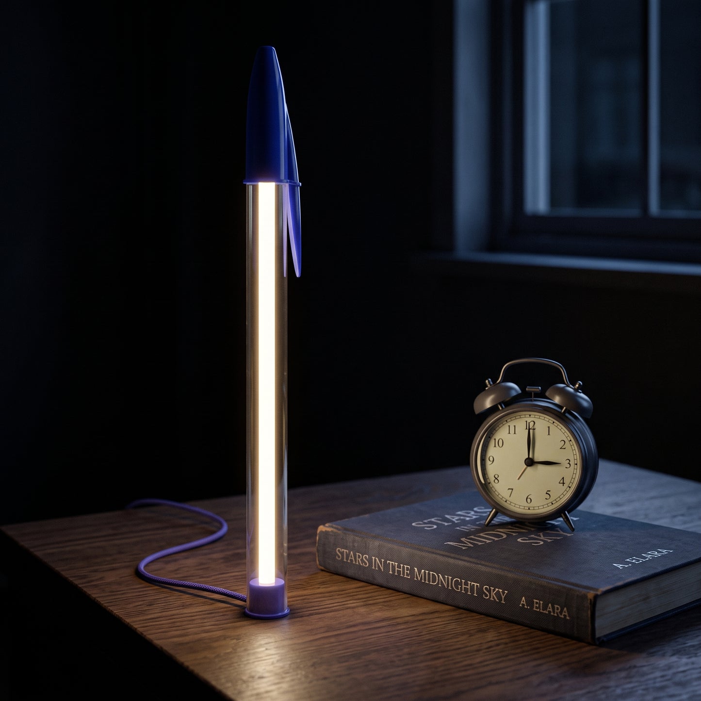 Giant BIC Pen Lamp | Novelty Floor Lamp, Quirky Desk Light & Pop Art Home Decor – RETROFUME