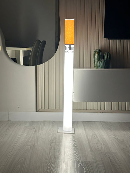 Vintage Marlboro Lamp - Giant Cigarette Floor Lamp 100cm